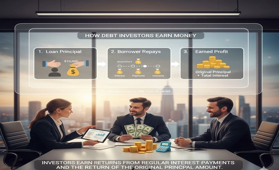 Which Statement Best Describes How an Investor Makes Money Off Debt?
