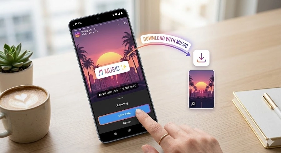 How to Download Instagram Story with Music on Android