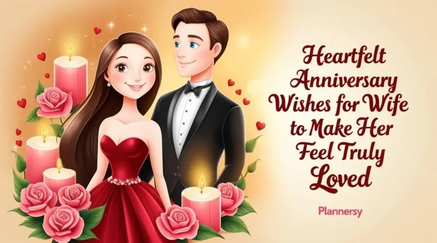 Heart Touching Anniversary Wishes for Wife